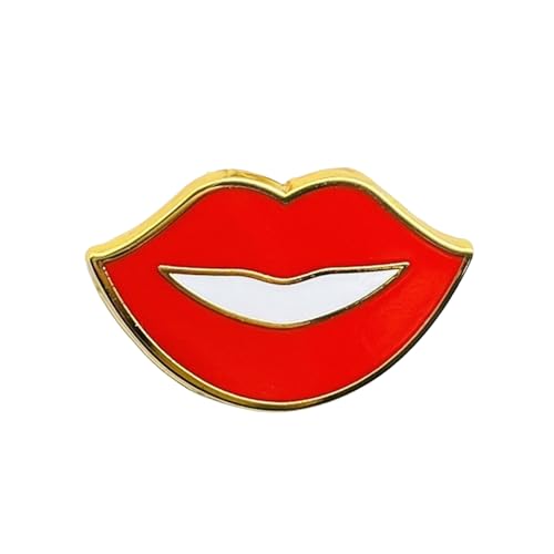 Trendy Lippenbrosche Bunte Metallmund Form Stecknadel Rucksack Badge Mode Accessoire Für Frauenkleidung Und Taschen Leichte Mode Pin Trendy Lippenbrosche Bunte Metallmund Form Stecknadel Rucksack Badge Mode Accessoire Für Frauenkleidung Und Taschen Leichte Mode Pin von YUGSHNKFC