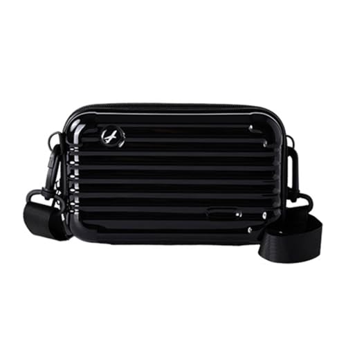 Wasserdichter Schmuckbehälter, Zubehör-Aufbewahrungstasche mit Fächern, Make-up-Halter für modische Frauen, Schwarz von YUGSHNKFC