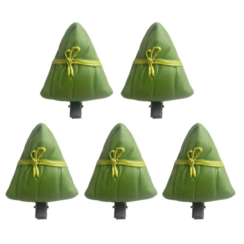 XIAHIOPT 3D-Haarnadel für traditionelle Festivals, Zongzi, Seitenclip, für Erwachsene, Kinder, Rollenspiele, Party, Familientreffen, Haarspange von YUGSHNKFC