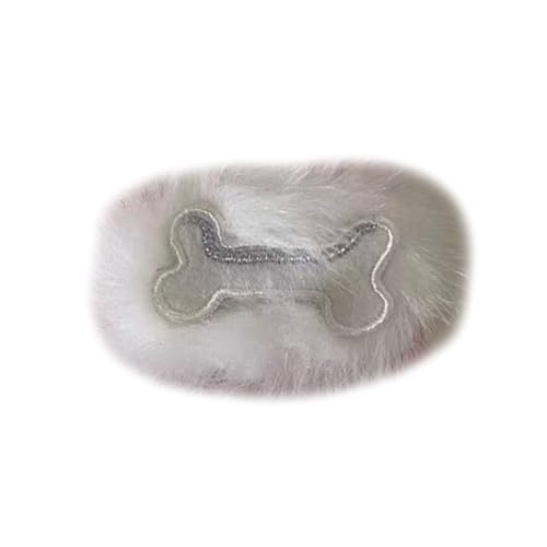 XIAHIOPT Einzigartige Knochen-Haarspange aus Plüsch, Hundeknochenform, lustige Haarspangen, Brosche, Halloween-Schmuck XIAHIOPT Einzigartige Knochen-Haarspange aus Plüsch, Hundeknochenform, lustige Haarspangen, Brosche, Halloween-Schmuck von YUGSHNKFC