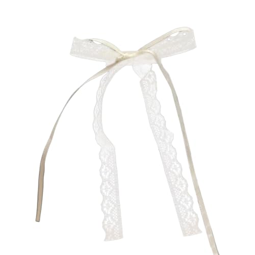 XIAHIOPT Haarspange mit süßer Schleife für Mädchen, Spitzen-Haarschleifen, Haarspangen, Frühlings-Haarspange, elegante Haarstyling-Dekoration von YUGSHNKFC