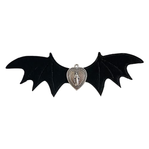 XIAHIOPT Haarspangen für Mädchen, Halloween, Cosplay, Teufelsflügel, Haarnadel, Kopfbedeckung, Punk, Haarschmuck, einzigartige schwarze Kopfbedeckung XIAHIOPT Haarspangen für Mädchen, Halloween, Cosplay, Teufelsflügel, Haarnadel, Kopfbedeckung, Punk, Haarschmuck, einzigartige schwarze Kopfbedeckung von YUGSHNKFC