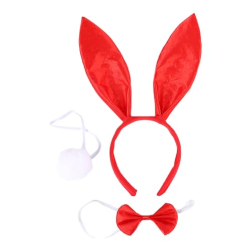 YUGSHNKFC 1 Set Plüsch Form Haarband Cosplay Schwanz und Fliege Anzug Kopfschmuck Geburtstag Party Set für Kinder von YUGSHNKFC