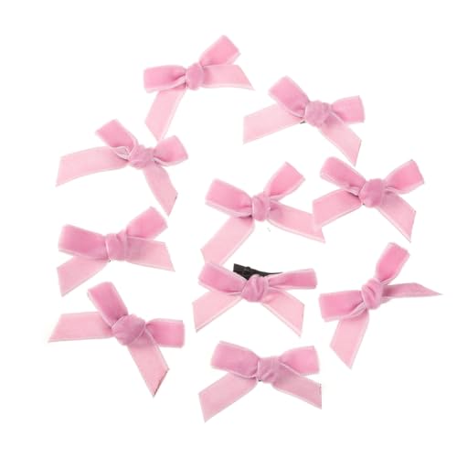 YUGSHNKFC 10 kleine Haarnadeln in Schleifenform, für Mädchen, Plüsch, Schleife, Make-up, Haarspange für Damen, Pferdeschwanz, Haarspange YUGSHNKFC 10 kleine Haarnadeln in Schleifenform, für Mädchen, Plüsch, Schleife, Make-up, Haarspange für Damen, Pferdeschwanz, Haarspange von YUGSHNKFC