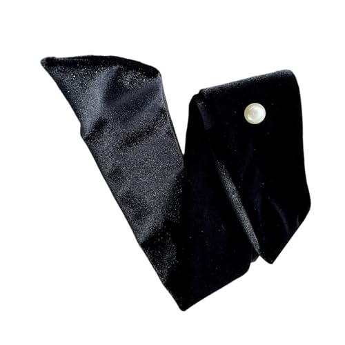 YUGSHNKFC 103 cm langer Samt-Halsreif für Damen, Taschengriff, atmungsaktiv, Haarband, Halstuch, modisches Accessoire, Stoff von YUGSHNKFC