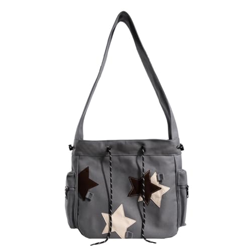 YUGSHNKFC 2024 New Crossbody Bag Canvas Schulter Für Teenager Schüler Vintage Große Kapazität School Messenger Mode Einkaufstasche von YUGSHNKFC