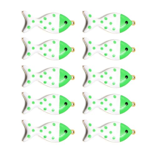 YUGSHNKFC Anpassbare Doppelte Fischheize Empfindlicher Hautschmuck Die Accessoires Für Halskette Ohrringe Armbänder Handpolierte Glasanhänger Machen von YUGSHNKFC