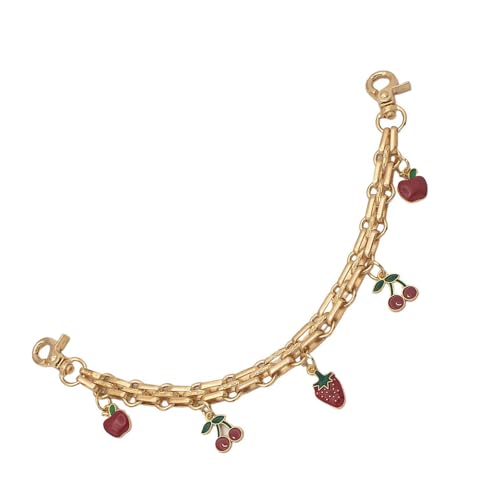 YUGSHNKFC Bag Kettengurt Dekorative Beutelketten Geldbörse Geldbeutel Strecke Mit Obstanhängern Ersatzgriff Extender von YUGSHNKFC