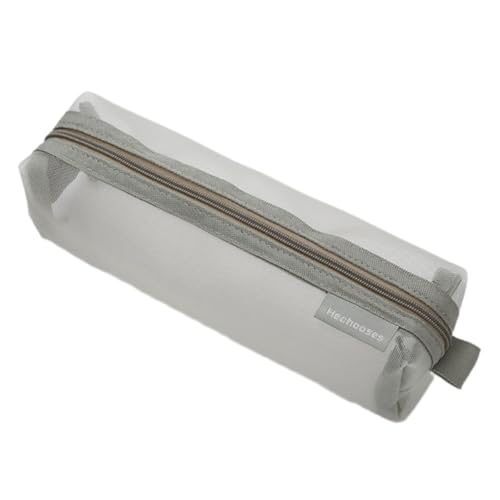 YUGSHNKFC Bleistift Mit Großer Kapazität Clear Clear Stiftbeutel Einfache Schulmaterial Für Schüler Einfache Klare Tragbare Beutelbox von YUGSHNKFC