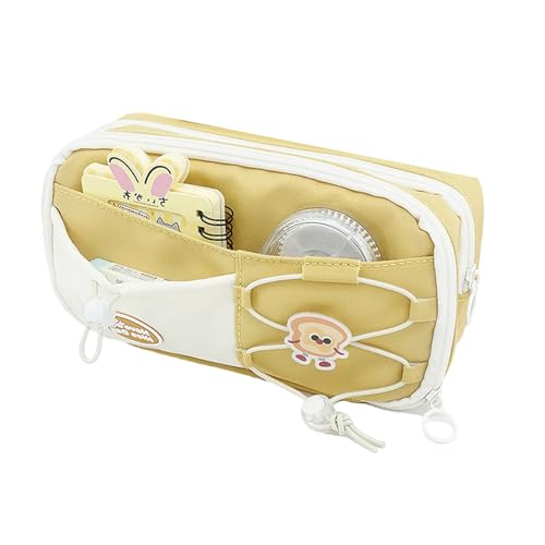 YUGSHNKFC Bleistiftkoffer Mit Großer Kapazität 8 Fächer Polyester Stiftbeutel Mehrschichtiger Bleistiftbeutel Beutel Organizer Reisebeutel Hochleistungsorganisator Für Arbeit Und Studium von YUGSHNKFC