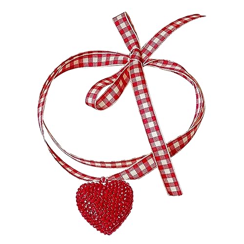 YUGSHNKFC Choker-Halskette mit Rosen-Motiv, für Damen, florales Halsband, Schmuck, hohler Blumenanhänger, Schlüsselbeinkette, Legierungen und Kunststoffe von YUGSHNKFC