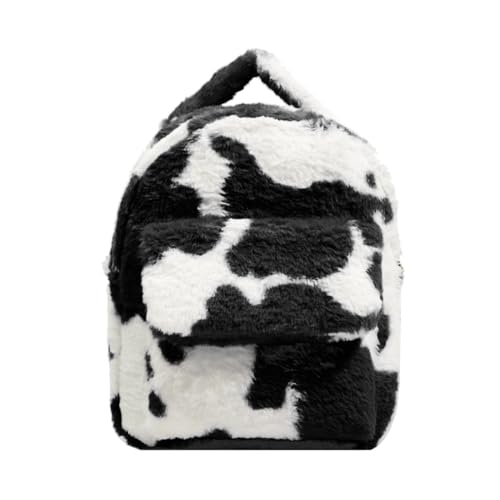 YUGSHNKFC Doppelgurt Umhängetasche Kuhdrucken Kleine Packbuchbags Große Kapazität Rucksack School College Rucksäcke Für Mädchen Teen Rucksack von YUGSHNKFC