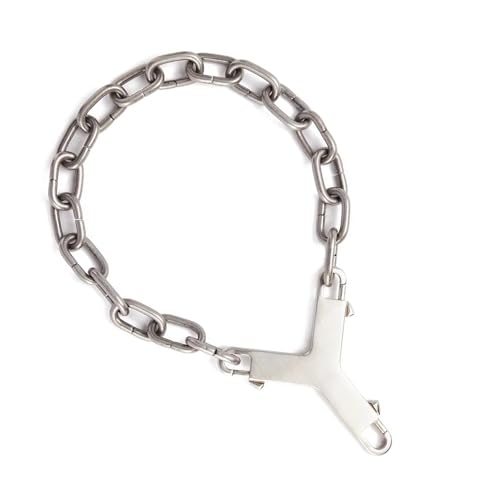 YUGSHNKFC Elegante Einzelkette mit 17 Verschluss, Unisex-Halskette, Metallstruktur, Halsschmuck, geeignet für den täglichen Gebrauch, Titanstahl von YUGSHNKFC