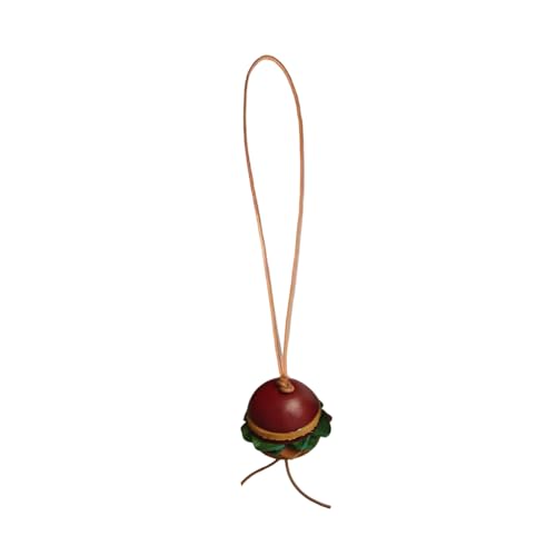 YUGSHNKFC Eleganter Leder Hamburger Anhänger Für Taschen Ideal Für Trendige Pendler Und Lässige Ausflüge Dekorationslösungen Leder Schlüsselhalter YUGSHNKFC Eleganter Leder Hamburger Anhänger Für Taschen Ideal Für Trendige Pendler Und Lässige Ausflüge Dekorationslösungen Leder Schlüsselhalter von YUGSHNKFC