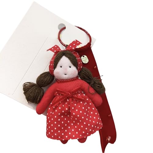 YUGSHNKFC Entzückende Rötung Plüschpuppen Multifirtional Hanging Anhänger Luck Keyring Plüsch Textur Für Jedes Niedlichkeit Puppenverzierung Geeignet von YUGSHNKFC