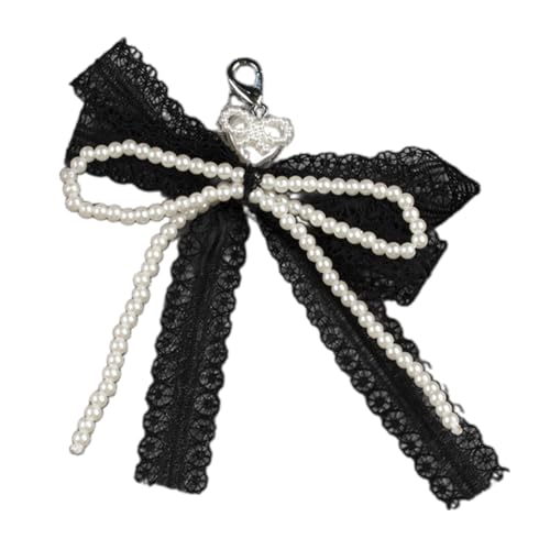 YUGSHNKFC Faux Pearls Und Spitzen Bogenknoten Abnehmbarer Schuhverzier Frauen Schnürsenkelviertel Charme Anspruchsvoller Schuhverziermodierschuh Charme von YUGSHNKFC