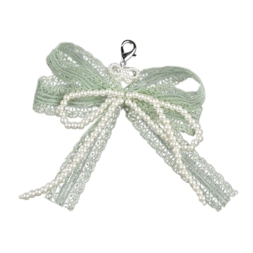 YUGSHNKFC Faux Pearls Und Spitzen Bogenknoten Abnehmbarer Schuhverzier Frauen Schnürsenkelviertel Charme Anspruchsvoller Schuhverziermodierschuh Charme von YUGSHNKFC