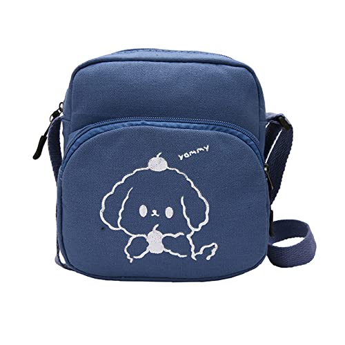 YUGSHNKFC Frauen Umhängetasche Mode Lässig Kleine Tasche Outdoor Leinwand Handtasche Zipper Messenger Crossbody Taschen Leinwand Schulter Für Männer Crossbody von YUGSHNKFC