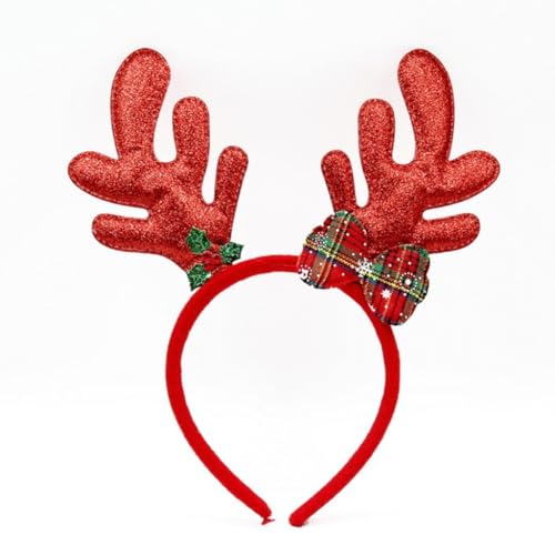 YUGSHNKFC Frohe Weihnachten Dekorationen Party Pailletten Haarreifen Baum Stirnband Bühnenauftritte Haarband Festival Supplies von YUGSHNKFC