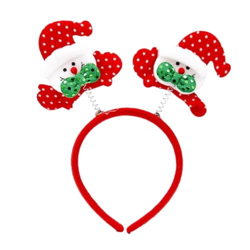 YUGSHNKFC Frohe Weihnachten Dekorationen Party Pailletten Haarreifen Baum Stirnband Bühnenauftritte Haarband Festival Supplies von YUGSHNKFC