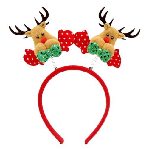 YUGSHNKFC Frohe Weihnachten Dekorationen Party Pailletten Haarreifen Baum Stirnband Bühnenauftritte Haarband Festival Supplies von YUGSHNKFC