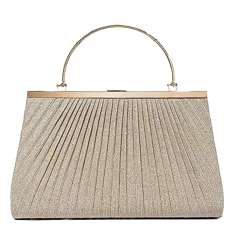 YUGSHNKFC Funkelnde Crossbody Tasche Für Hochzeitsfeier Frauen Mädchen Formale Abendtasche Mit Ketten Banketttasche Frauen Handtasche Clutches Abendhandtasche von YUGSHNKFC
