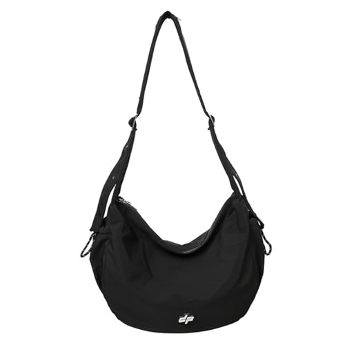 YUGSHNKFC Großkapazität Nylon Crossbody Bag Modefarbige Farbe Schulterschule Mit Verstellbarem Gurt Mode Umhängetasche von YUGSHNKFC