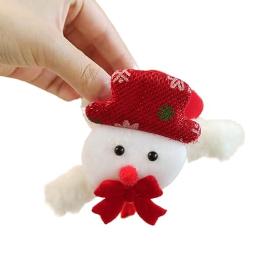 YUGSHNKFC Haarklammer für Mädchen, mit Weihnachtsbaum, Schneeflocke, Schleife, für Teenager, Pferdeschwanz von YUGSHNKFC