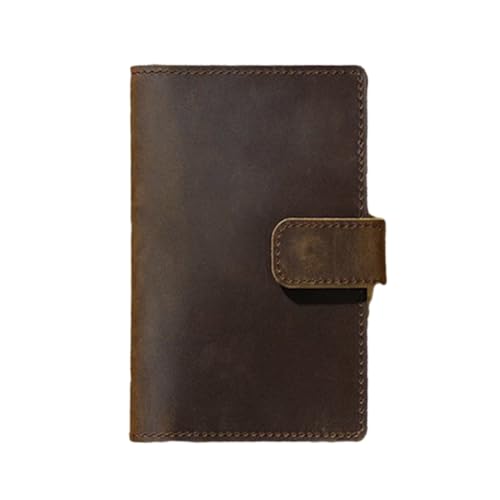 YUGSHNKFC Halter Leder Reise Wallet Case mit Blockierung Reisedokumente für Visitenkarte Kreditkarte, Kaffeebraun von YUGSHNKFC