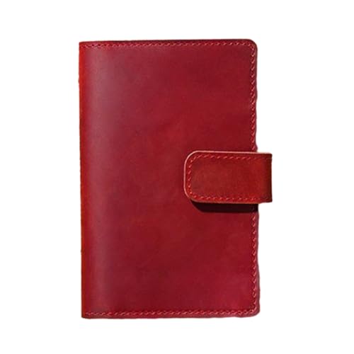 YUGSHNKFC Halter Leder Reise Wallet Case mit Blockierung Reisedokumente für Visitenkarte Kreditkarte, rot von YUGSHNKFC