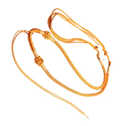 YUGSHNKFC Handgefertigte Verstellbare Seilkette Lucky Charm Halskette Moderne Unisex Seil Textur Geflochten von YUGSHNKFC