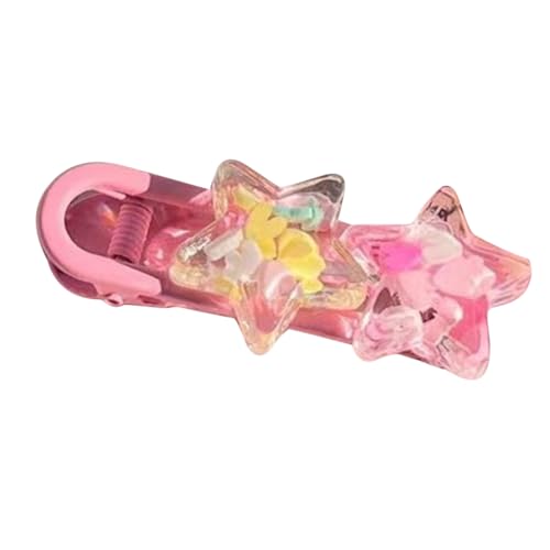 YUGSHNKFC Jelly Star Y2K-Stil, klare Harz-Haarnadel, süße, handgefertigte Nadeln, Haarnadel-Zubehör für Frauen und Mädchen, Seitlicher Pony-Clip YUGSHNKFC Jelly Star Y2K-Stil, klare Harz-Haarnadel, süße, handgefertigte Nadeln, Haarnadel-Zubehör für Frauen und Mädchen, Seitlicher Pony-Clip von YUGSHNKFC