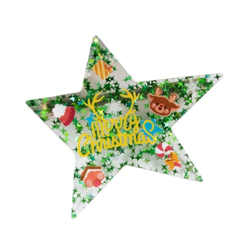 YUGSHNKFC Knitterfreie Weihnachts-Haarspange, Haarnadel, Entenschnabel-Clip für Neujahrsschmuck von YUGSHNKFC