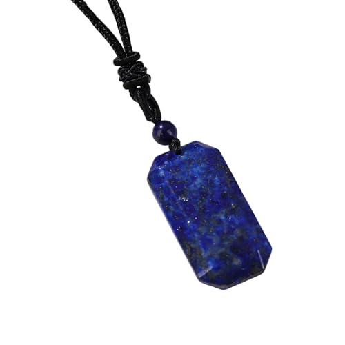 YUGSHNKFC Künstlerische Verblüffte Natürliche Kristalle Halskette Einstellbare Kette Zum Personalisierten Styling Verstellbarer Naturstein Halskette von YUGSHNKFC