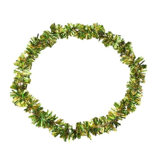 YUGSHNKFC Lametta-Kopfschmuck für Erwachsene, Teenager, runder Kranz, Haarreif, Make-up, Weihnachten, Fotografieren, Karneval, Party, Kopfschmuck von YUGSHNKFC