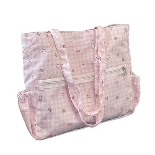 YUGSHNKFC Leichte Polyester Umhängetasche Mit Mehreren Taschen Arbeits Und Reise Tasche Für Essentials Ergonomic Gurt Design Pendler Arbeitstasche von YUGSHNKFC