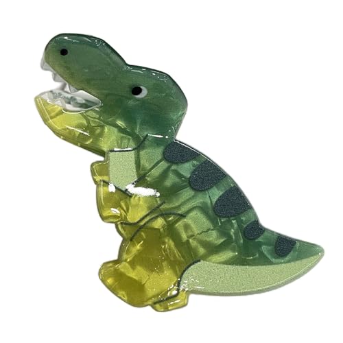 YUGSHNKFC Lustige Cartoon Dinosaurier Haarklauen Klammern Großes Haar Greifer Nicht Überrutschen Haare Accessoire Für Frauen Lady Mädchen Dünne Dicke Haare von YUGSHNKFC