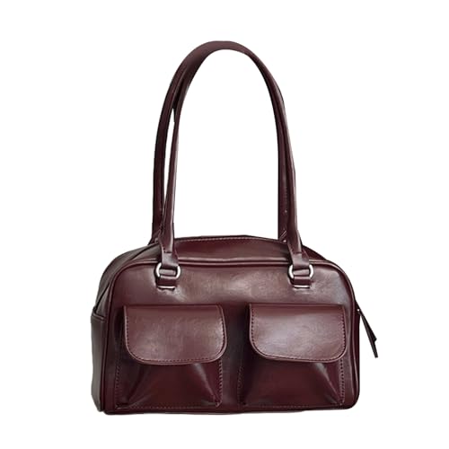 YUGSHNKFC Mode Achselhöhle Tasche Schulter Für Mädchen Frauen Lady Geldbeutel Mehrpocket Trendy Handtasche Große Kapazität Unterarm Totenteilungsqualität von YUGSHNKFC