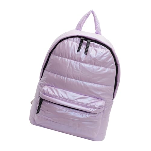 YUGSHNKFC Mode Frauen Gepolsterte Puffer Rucksack Mit Großer Kapazität Sterbter Metallic Umhängetasche Für Reisen Mit Sicherem Reißverschluss Frauenpuffer Rucksack YUGSHNKFC Mode Frauen Gepolsterte Puffer Rucksack Mit Großer Kapazität Sterbter Metallic Umhängetasche Für Reisen Mit Sicherem Reißverschluss Frauenpuffer Rucksack von YUGSHNKFC