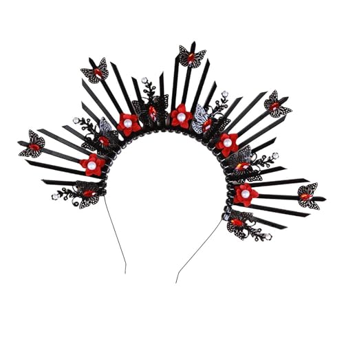 YUGSHNKFC Mode Komplizierte Medusas Kronen Mit Tiaras Entwirft Haardekoration Für Halloween Und Themenpartykostüme. Verwenden Sie Elegante Party Kopfbedeckung von YUGSHNKFC