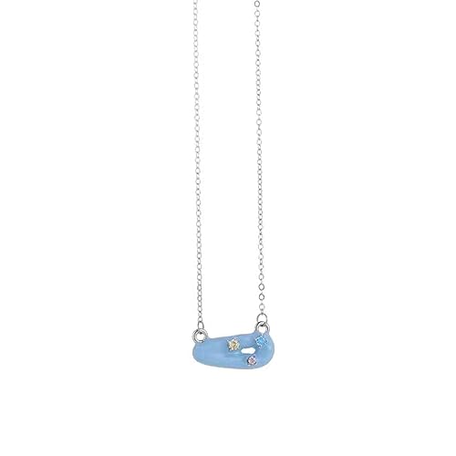 YUGSHNKFC Mode Macarone Anhänger Halskette Für Frauen Koreanische Schlüsselbeutel Kette Ästhetischer Schmuck Accessoires Legierung Halshöhe Geschenk von YUGSHNKFC
