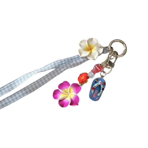 YUGSHNKFC Mode Summers Island Themeed Slipper Bag Charme Keychain Accessoire Für Trendige Modebegeisterte Und Reisende von YUGSHNKFC