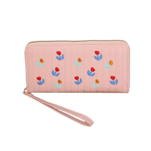 YUGSHNKFC Modische Damen-Geldbörse, lange Damentasche, Handygeldbörsen, Geldbörsen für Mädchen, PU-Leder, Kartenhalter, Handgelenktasche, rose YUGSHNKFC Modische Damen-Geldbörse, lange Damentasche, Handygeldbörsen, Geldbörsen für Mädchen, PU-Leder, Kartenhalter, Handgelenktasche, rose von YUGSHNKFC