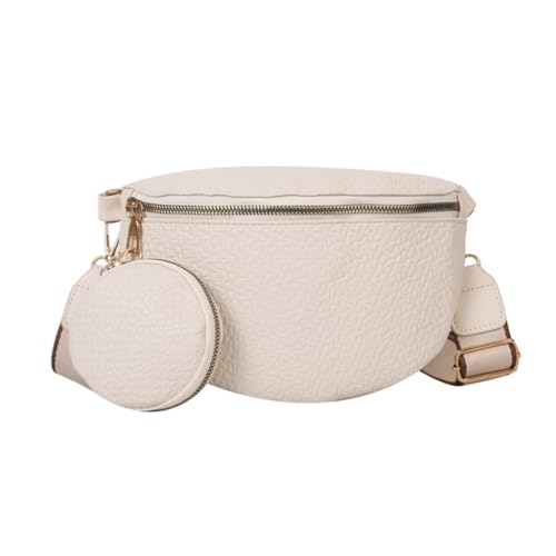 YUGSHNKFC Münzgeldbörse für Damen, Hüfttasche, Umhängetasche, Schultertasche, Reisen, Wandern, Radfahren, verstellbar, weiß, Umhängetasche YUGSHNKFC Münzgeldbörse für Damen, Hüfttasche, Umhängetasche, Schultertasche, Reisen, Wandern, Radfahren, verstellbar, weiß, Umhängetasche von YUGSHNKFC