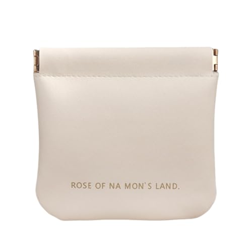 YUGSHNKFC Multifunktionale Aufbewahrungstasche mit automatischem Verschluss für Kabel und Kopfhörer, Reisezubehör, Milchaprikosenweiß, S von YUGSHNKFC