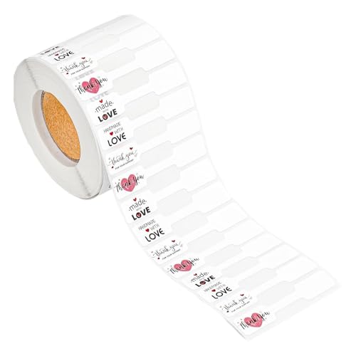 YUGSHNKFC Packung Mit 500 Starken Kleberschmuckpreiskennzeichnungen Blanks Schreibbare Aufkleber Für Handgefertigtes Handwerk Und Einzelhandel Verwenden Schmuck Reparaturpreis Aufkleber Roll von YUGSHNKFC