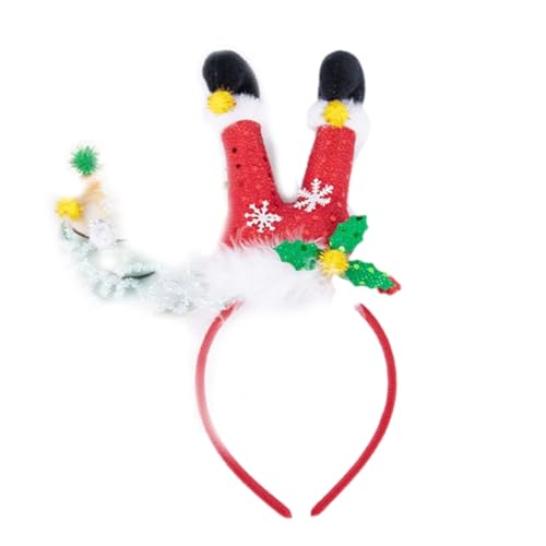 YUGSHNKFC Party-Stirnband, pelziger Weihnachtsbaum, Kopfbedeckung, Haarreifen für Halloween, Weihnachten, Kopfschmuck, Partyzubehör von YUGSHNKFC