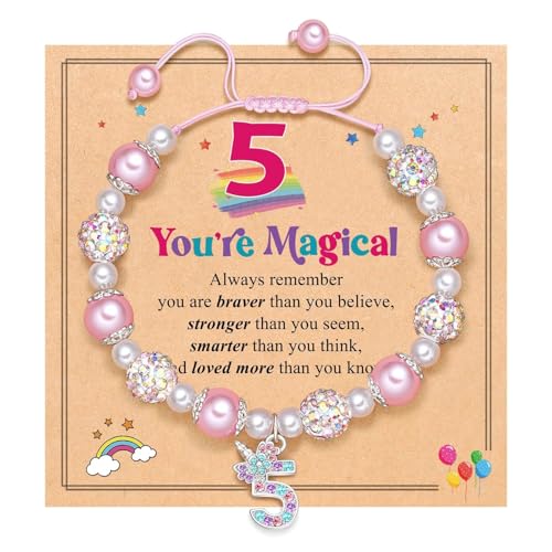 YUGSHNKFC Personalisiertes Armband Mit Funkelnden Steinen Stylish Armband Handgewebtes Mädchen Schmuck Regenbogen Perlen Geschenke von YUGSHNKFC