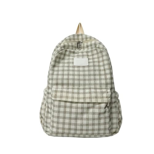 YUGSHNKFC Reisetasche Für Frau Und Mädchen Buch Freizeit Cord Lattice Rucksack College Schülern Schule Großkapazität Schülern Schule Corduroy Lattice Freizeit von YUGSHNKFC