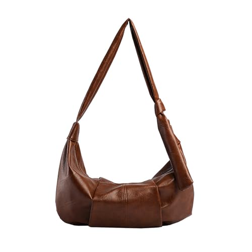 YUGSHNKFC Retro Umhängetasche Für Frauen Trend Dumplings Bag Crossbody Einfaches Pendeln Mit Großer Kapazitätsboten Frauen Crossbody Große Kapazität Schulterschule Messenger von YUGSHNKFC